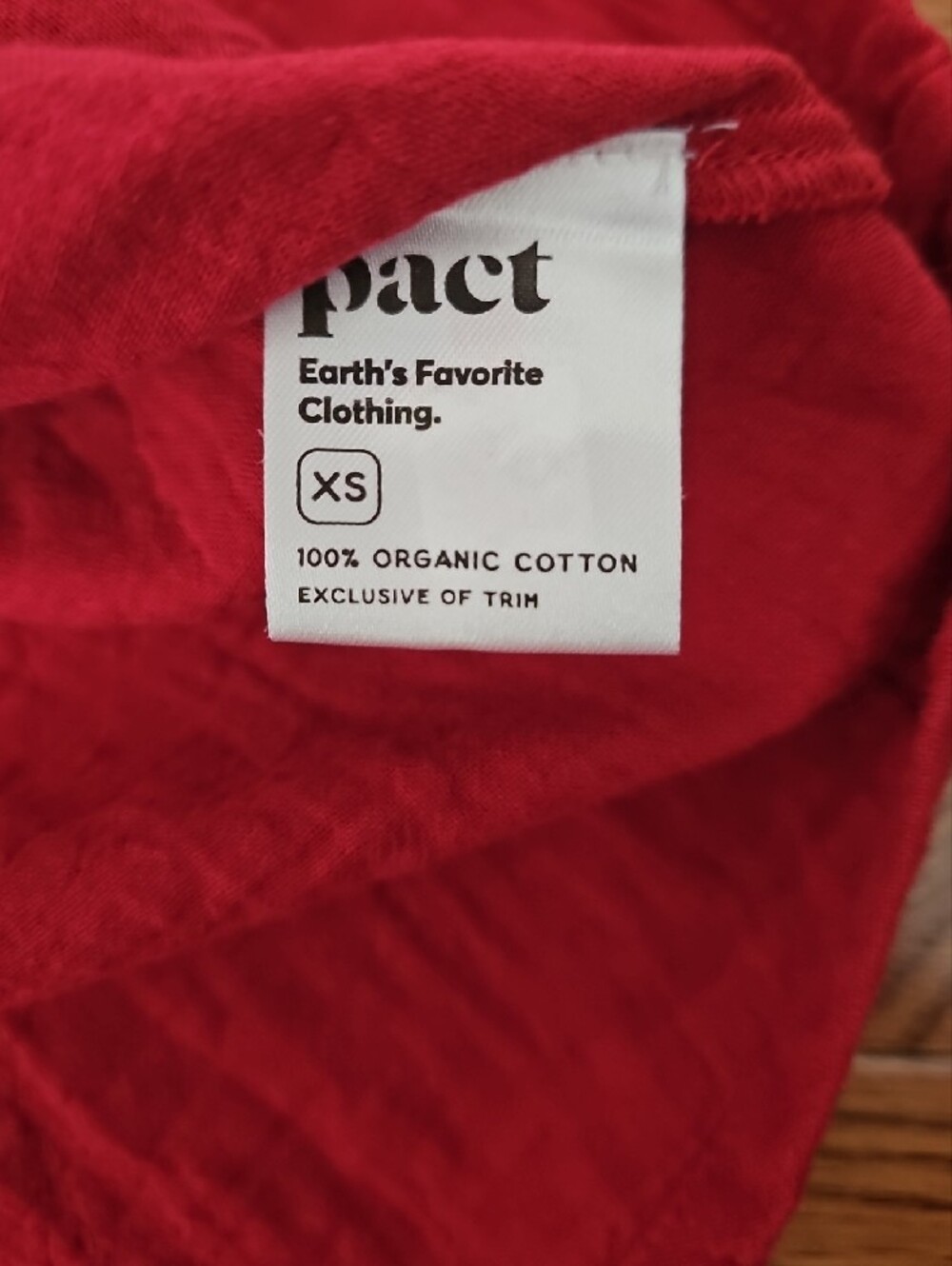 Pact Organic Coastal Double Gauze Smoked Dress - Picture 5 of 5